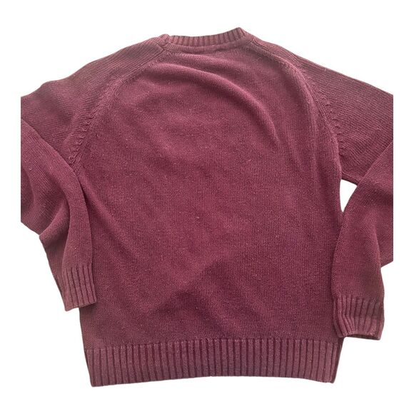 VTG 70’s 80’s Men's Logo 7 Florida State Seminoles FSU Garnet L Sweater Spellout - Picture 5 of 5